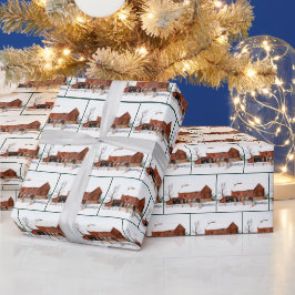 KerstwinterBarn Cadeaupapier