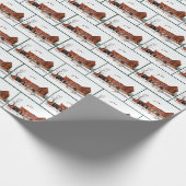 KerstwinterBarn Cadeaupapier (Hoek)