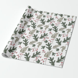 Kerstwinterbijkantoren Gift Wrapping Paper Cadeaupapier