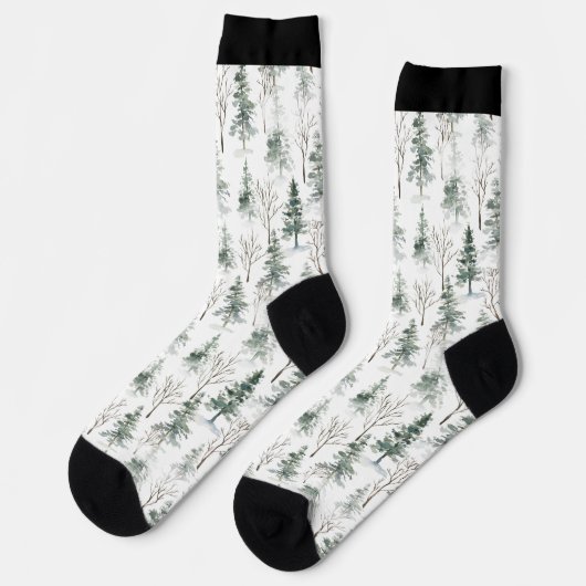 kerstwinterbomen sokken (Links)