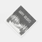 Kerstwinterbonnen Napkins Servet (Hoek)