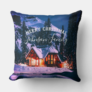 Kerstwintercabine Kussen