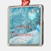 Kerstwinterdorp Metalen Ornament (Links)