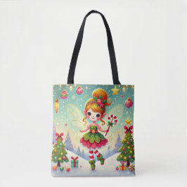 kerstwinterfee tote bag