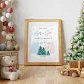 Kerstwinterfeest Poster