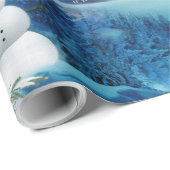 Kerstwinterfeestdag Cadeaupapier (Rol Hoek)