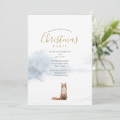 Kerstwinterfeestdag Kaart (Staand voorkant)