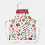 Kerstwinterfeestdag Schort (Voorkant)