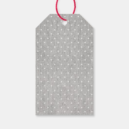 Kerstwinterkleertjes met aangepaste naam cadeaulabel (Achterkant)