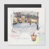 kerstwinterlandschap (Voorkant / Achterkant)