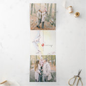 kerstwinterlandschap drieluik wenskaart (Binnen)