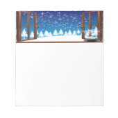 Kerstwinterontwerp Notitieblok (Voorkant)