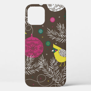kerstwinterpatroon Case-Mate iPhone case