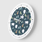 Kerstwinterpatroon Grote Klok (Hoek)