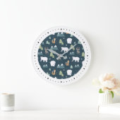 Kerstwinterpatroon Grote Klok (Huis)