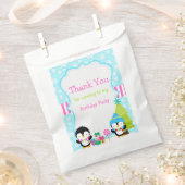 Kerstwinterpinguïns Bedankzakje (Geknipt)