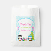 Kerstwinterpinguïns Bedankzakje (Voorkant)