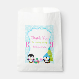 Kerstwinterpinguïns Bedankzakje