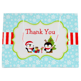 Kerstwinterpinguïns Groot Cadeauzakje