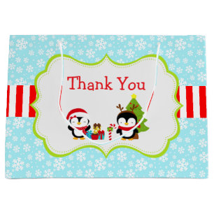 Kerstwinterpinguïns Groot Cadeauzakje