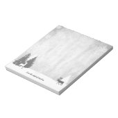 kerstwinterrecorder notitieblok (Linkerzijde)