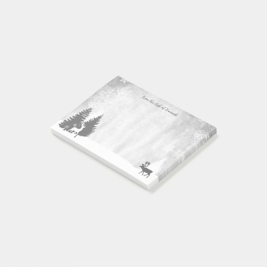 kerstwinterrecorder post-it® notes (Schuin)