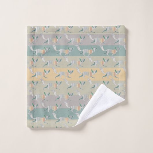 Kerstwinters Bad Handdoek (Wasdoekje)