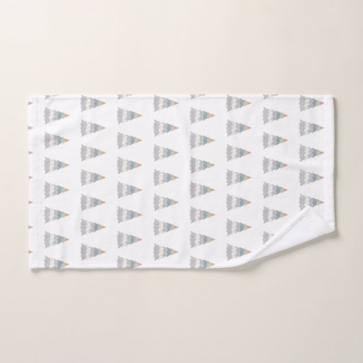 Kerstwinters Bad Handdoek (Handdoek)