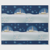 Kerstwinterscène Cadeaupapier (Vlak)