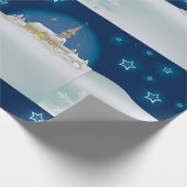 Kerstwinterscène Cadeaupapier