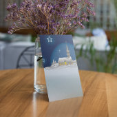 Kerstwinterscène Kaart