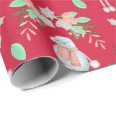 Kerstwinterschaap Cadeaupapier (Rol Hoek)