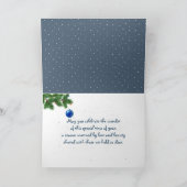 Kerstwinterschuren in sneeuw kaart (Binnen)