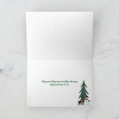 kerstwinterschuur kaart (Binnen)