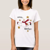 Kerstwinterskeuk Snowman T-shirt (Voorkant)