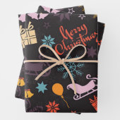 Kerstwinterslaap Inpakpapier Vel (In situ)