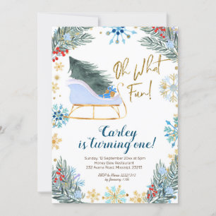 Kerstwinterslaapje Oh wat een vuntjongen Kaart