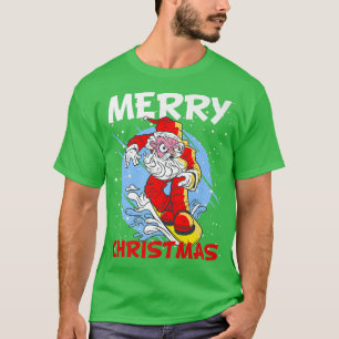 Kerstwintersneeuwkostuum Santa Claus sn T-shirt