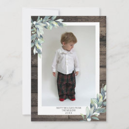 Kerstwintervakanties Prettige feestdagen foto Feestdagenkaart