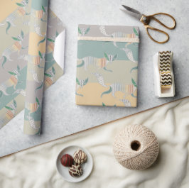 Kerstwinterwonder Fox Cadeaupapier