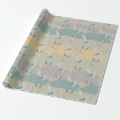 Kerstwinterwonder Fox Cadeaupapier (Uitgerold)
