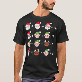 KerstWiskunde Quiz Wiskunde leraar T-shirt