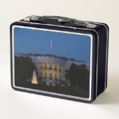 Kerstwit huis in Washington DC (Achterkant)