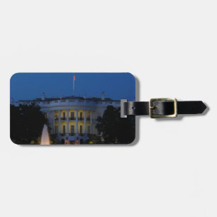 Kerstwit huis in Washington DC Bagagelabel