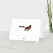 Kerstwit huis in Washington DC Folie Wenskaart (Achterkant)