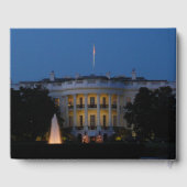 Kerstwit huis in Washington DC Gastenboek (Achterkant)