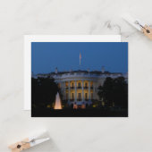 Kerstwit huis in Washington DC Kaart (Voorkant / Achterkant in situ)