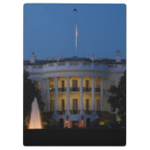 Kerstwit huis in Washington DC Klembord (Achterkant)