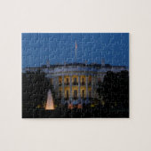 Kerstwit huis in Washington DC Legpuzzel (Horizontaal)