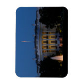 Kerstwit huis in Washington DC Magneet (Verticaal)
